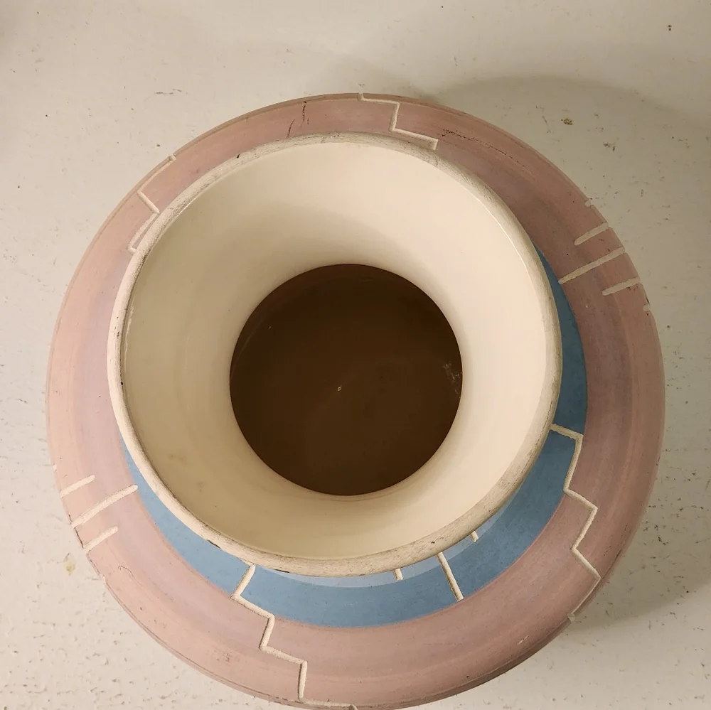 Southwest Clay‎ Pot Vase Signed By Artist (Stiles)